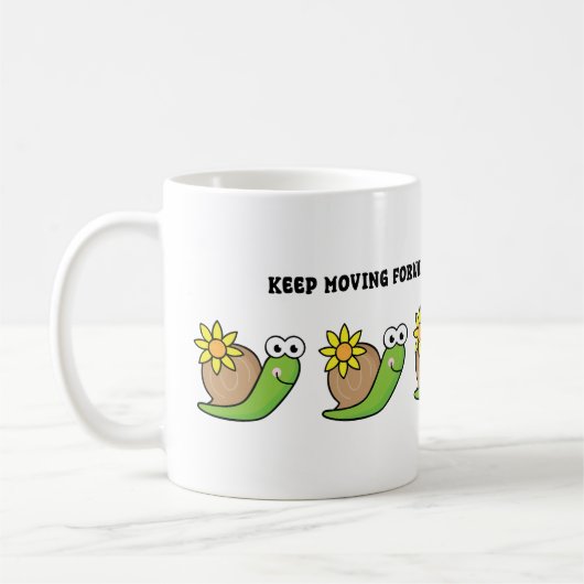 Mug Illustration d'escargot mignon | Cadeau original s (Gauche)