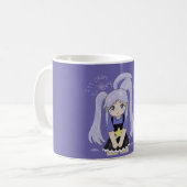 Mug Illustration dessinée à la main d'une fille triste (Devant gauche)