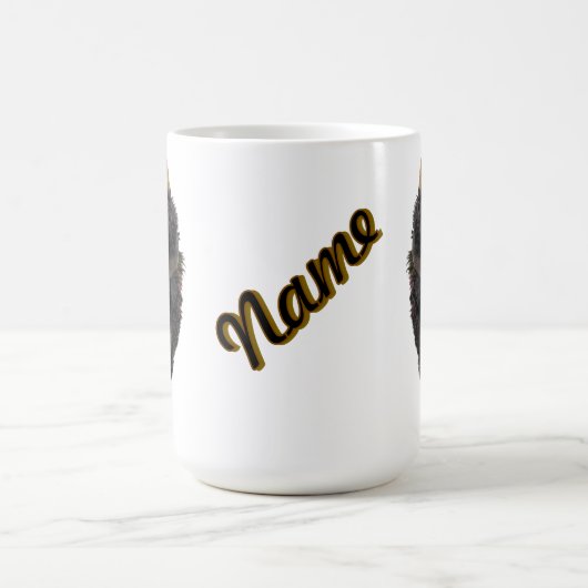 Mug Illustration détaillée d'une tête de bison d'Améri (Centre)