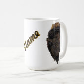 Mug Illustration détaillée d'une tête de bison d'Améri (Devant droit)