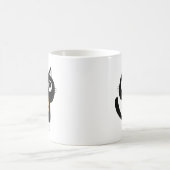 Mug Illustration d'Halloween de chat noir mignon Candy (Centre)