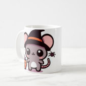 Mug Illustration d'Halloween mignonne et éffrayante av (Devant gauche)
