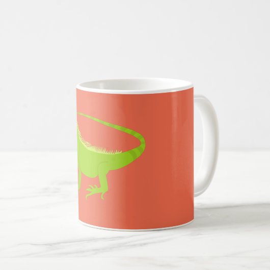 Mug Illustration d'Iguana Lizard (Devant droit)