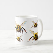 Mug Illustration d'insecte à motif d'abeille (Devant droit)