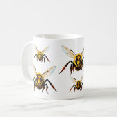 Mug Illustration d'insecte à motif d'abeille (Devant gauche)