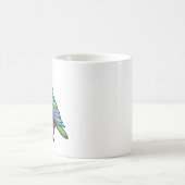 Mug Illustration d'oiseau de dessin (Centre)