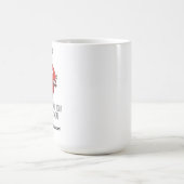Mug Illustration drôle de carte de retrait de téléphon (Centre)