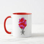 Mug Illustration du ballon Saint-Valentin (Gauche)