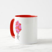 Mug Illustration du ballon Saint-Valentin (Devant gauche)