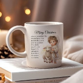 Mug Illustration Du Bébé Jésus Et De L'Agneau