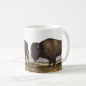 Mug Illustration du bison américain (Bos Americanus) (Devant droit)