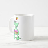 Mug Illustration Du Brontosaurus Avec Gâteau D'Anniver (Devant gauche)