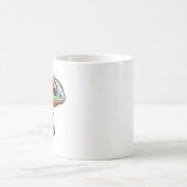 Mug Illustration du caméléon de dessin (Centre)