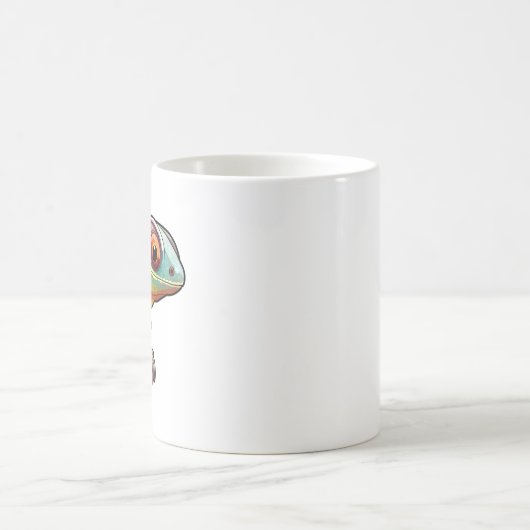 Mug Illustration du caméléon de dessin (Centre)