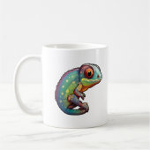 Mug Illustration du caméléon de dessin (Gauche)