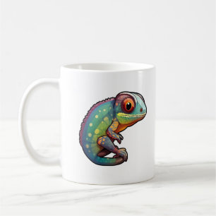 Mug Illustration du caméléon de dessin