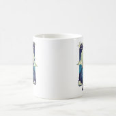Mug Illustration du camping Espresso Moon Werewolf Cof (Centre)