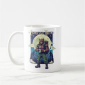 Mug Illustration du camping Espresso Moon Werewolf Cof (Gauche)