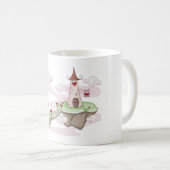 Mug Illustration du château d'amour flottant Imaginair (Devant droit)