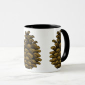 Mug Illustration du cône de pin (Devant droit)
