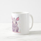 Mug Illustration du dessin animé Baby Rhino (Devant droit)