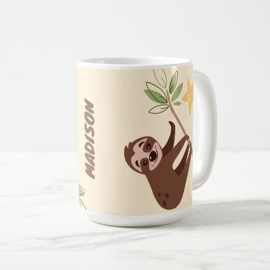 Mug Illustration du flot (Devant droit)