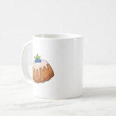 Mug Illustration du gâteau à la paille bleuté - Kawaii (Devant gauche)