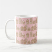 Mug Illustration du Motif de la maison de pain d'épice (Gauche)