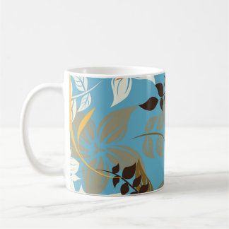 Mug Illustration du motif floral : Retour Vintage sans