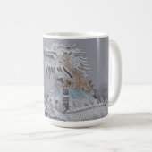 Mug Illustration du parc aquatique abandonné du lac Th (Devant droit)