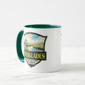 Mug Illustration du parc national des Everglades Art d (Devant gauche)