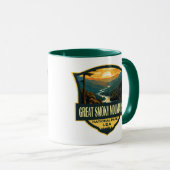Mug Illustration du parc national des Great Smoky Moun (Devant droit)