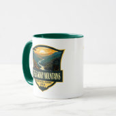 Mug Illustration du parc national des Great Smoky Moun (Devant gauche)
