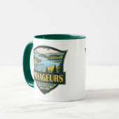 Mug Illustration du parc national des Voyageurs Insign (Devant gauche)