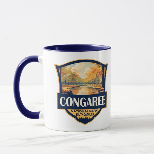 Mug Illustration du parc national du Congaree Voyage V (Gauche)
