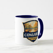 Mug Illustration du parc national du Congaree Voyage V (Devant droit)