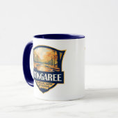 Mug Illustration du parc national du Congaree Voyage V (Devant gauche)