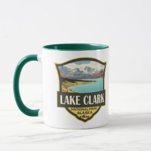 Mug Illustration du parc national du lac Clark Art voy