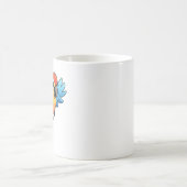 Mug Illustration du perroquet de dessin (Centre)