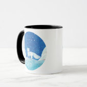 Mug Illustration du Petit Renard arctique (Vulpes lago (Devant gauche)