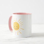 Mug Illustration du soleil du bon matin (Devant gauche)