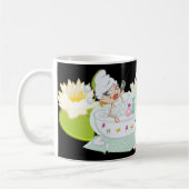 Mug Illustration du Spa de la maison Relaxant Girl Sho (Gauche)