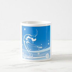 Mug Illustration du sport de patinage sur glace