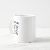 Mug Illustration du squelette de la cage thoracique de (Devant gauche)