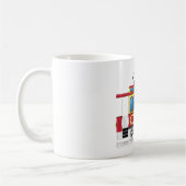 Mug Illustration du tramway rétro (Gauche)