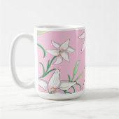 Mug Illustration d'un Arrière - plan rose (Gauche)