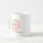 Mug Illustration d'un carré de thé matcha (Devant gauche)