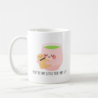 Mug Illustration d'un carré de thé matcha