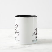 Mug Illustration d'un chevalier Templar (Centre)