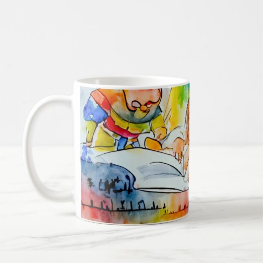 Mug Illustration d'un conte de fées de Whimsical (Gauche)